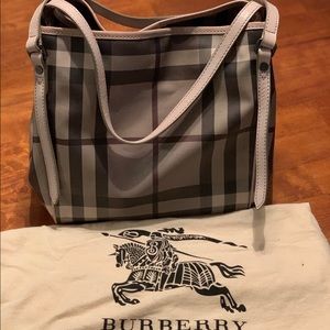 Authentic smoke Burberry bag